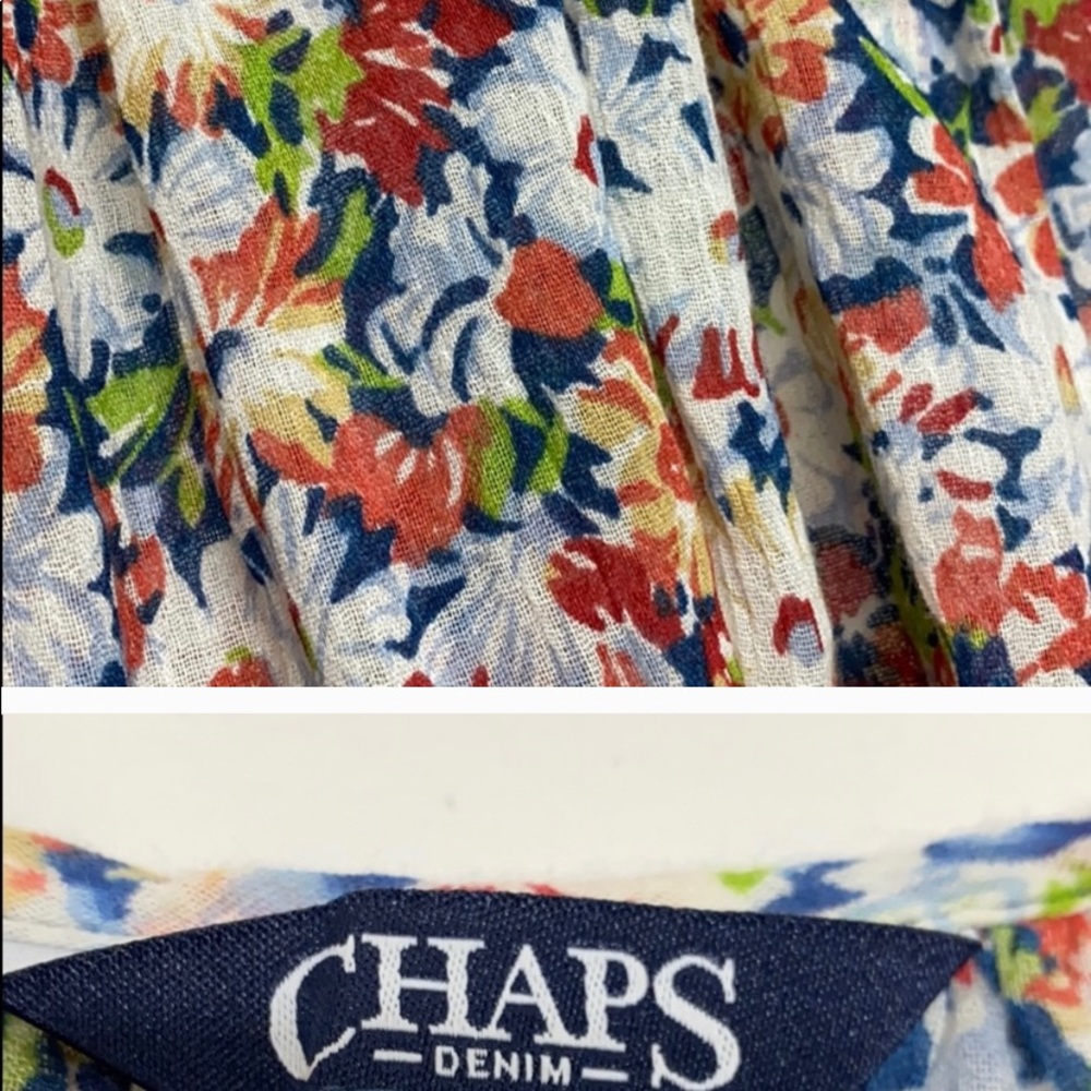 Champs semi sheer flower print blouse - Picture 2 of 5